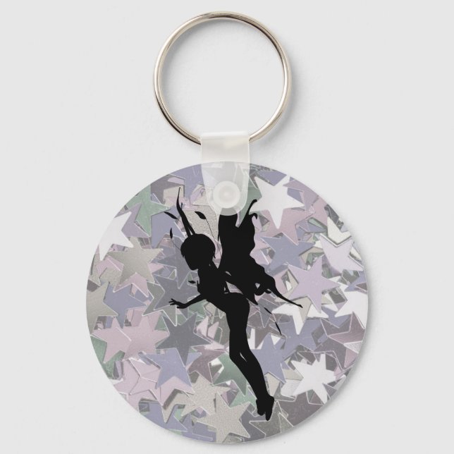 Fairies and Stars Keychain (Front)