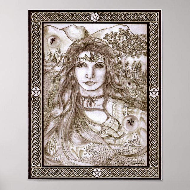 Fairies are Real Goddess Mother Earth Poster (Front)