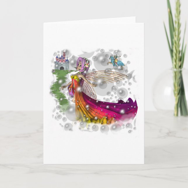 Fairies,Castles,Knights Card (Front)