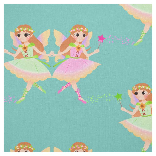 Fairies Fabric (Swatch)