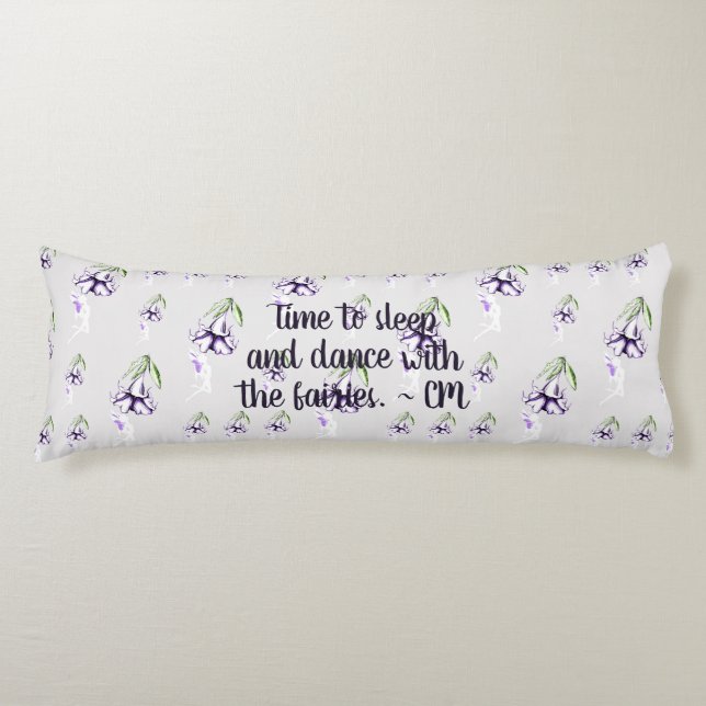 Fairies in my Garden Body Pillow (Front)
