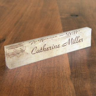 Fairies in Sepia by Arthur Rackham Nameplate