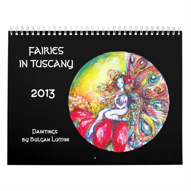 FAIRIES IN TUSCANY  2013 CALENDAR (Cover)