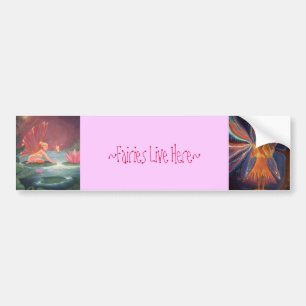 Fairies Live Here - Bumper sticker