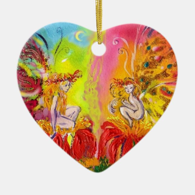 FAIRIES OF DAWN CERAMIC ORNAMENT (Front)