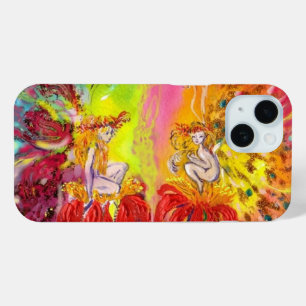 FAIRIES OF DAWN / Flower Fairies Pink Yellow iPhone 15 Case