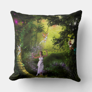 Fairies Throw Pillow