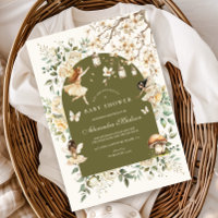 Fairies Wildflowers Flower Meadow Baby Shower