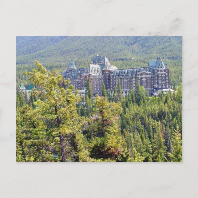 Fairmont Banff Springs Hotel In Banff Canada Postcard (Front)