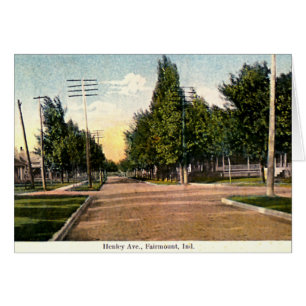 Fairmount, Indiana Henley Avenue 1910