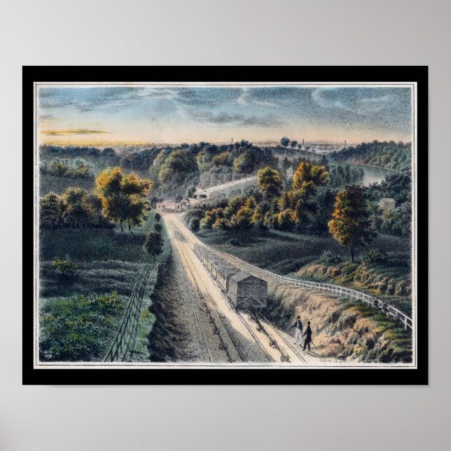 Fairmount Park Columbia Railroad Philadelphia PA Poster (Front)