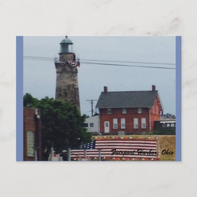 Fairport Harbour Lighthouse avec carte postale (Devant)