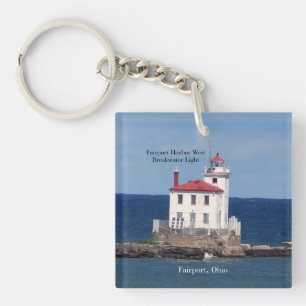 Fairport Harbour West Breakwater Light key chains