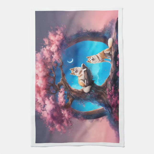 Fairway Fresh: Golf Lover’s Kitchen Towel. Kitchen Towel (Vertical)