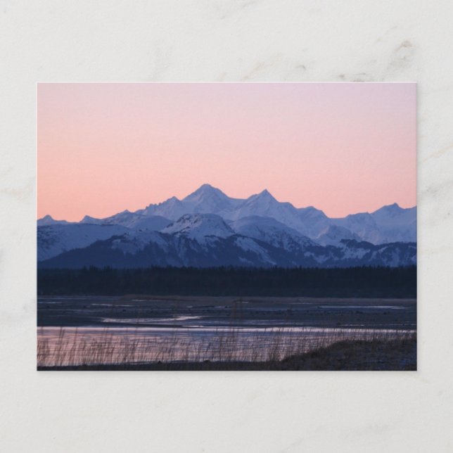 Fairweather Mountain Range Postcard (Front)