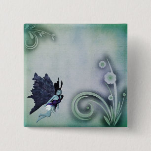 Fairy 2 Inch Square Button