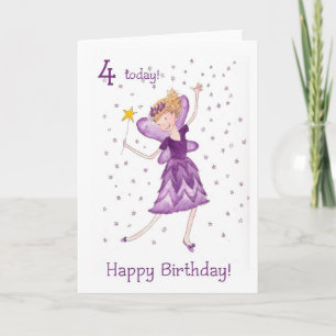 Fairy 4th Birthday Card