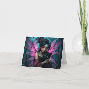Fairy and Cat Card