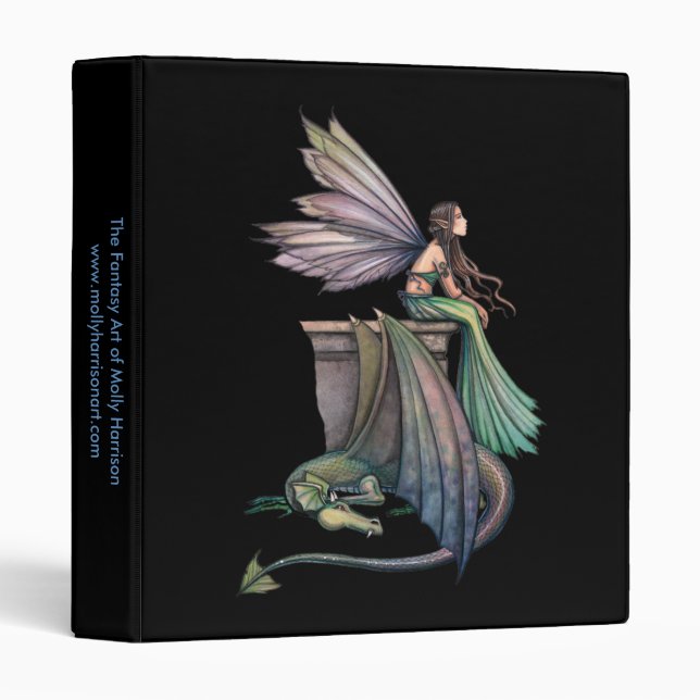 Fairy and Dragon Binder by Molly Harrison (Front/Spine)