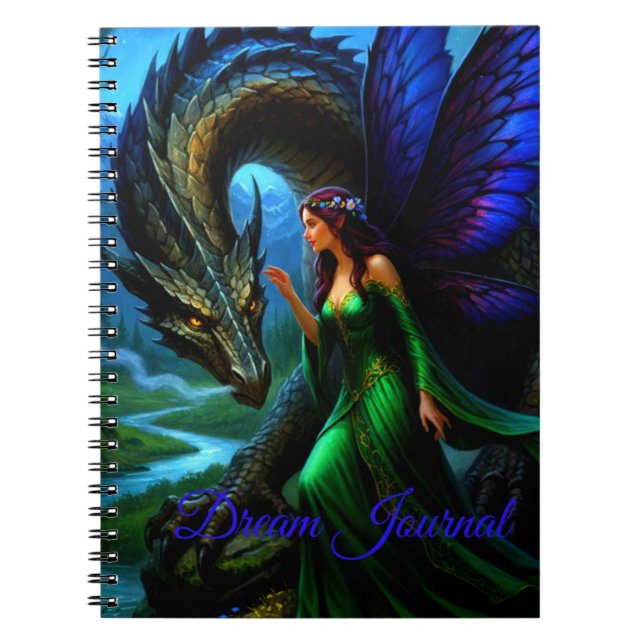 Fairy and Dragon Dream Journal (Front)