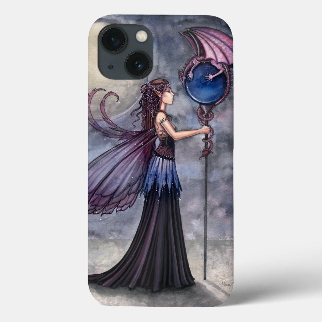 Fairy and Dragon Fantasy Art Case-Mate iPhone Case (Back)