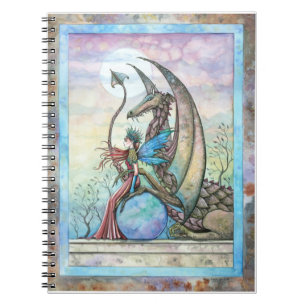 Fairy and Dragon Fantasy Art Notebook