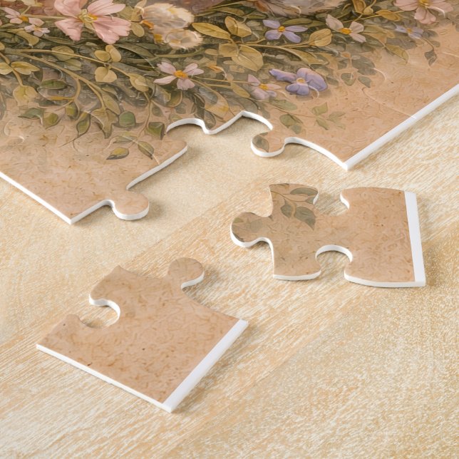 Fairy and Easter Bunny Jigsaw Puzzle (Side)