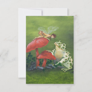 "Fairy and Frog" Invitations