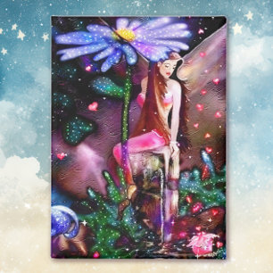 Fairy and Gift Magnet