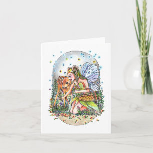 Fairy and the Fawn Card