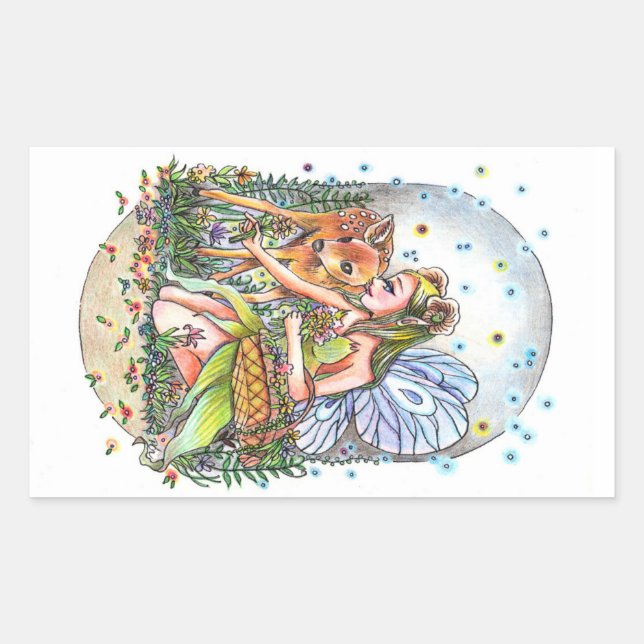 Fairy and the Fawn Sticker (Front)