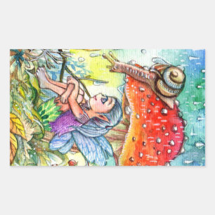 Fairy and the Snail Sticker