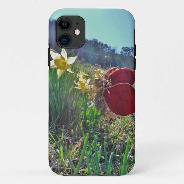 Fairy and yellow flowers Case-Mate iPhone case (Back)