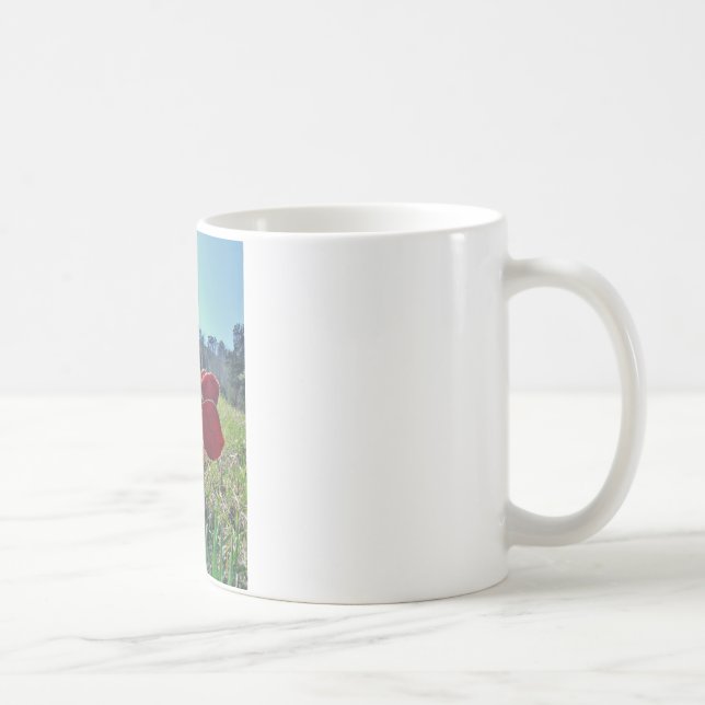 Fairy and yellow flowers coffee mug (Right)