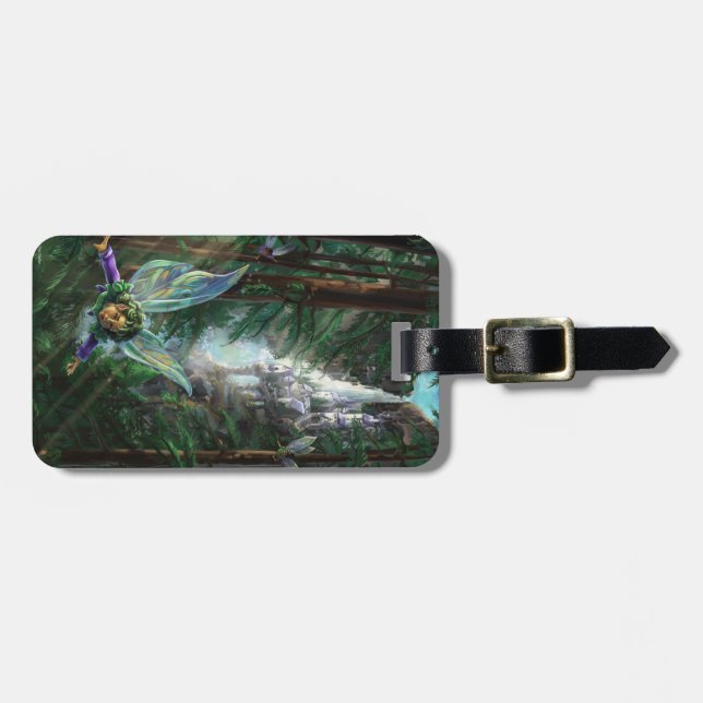 Fairy and Yosemite Falls Castle Luggage Tag (Front Horizontal)