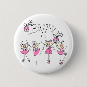 Fairy Angel Ballet 2 Inch Round Button