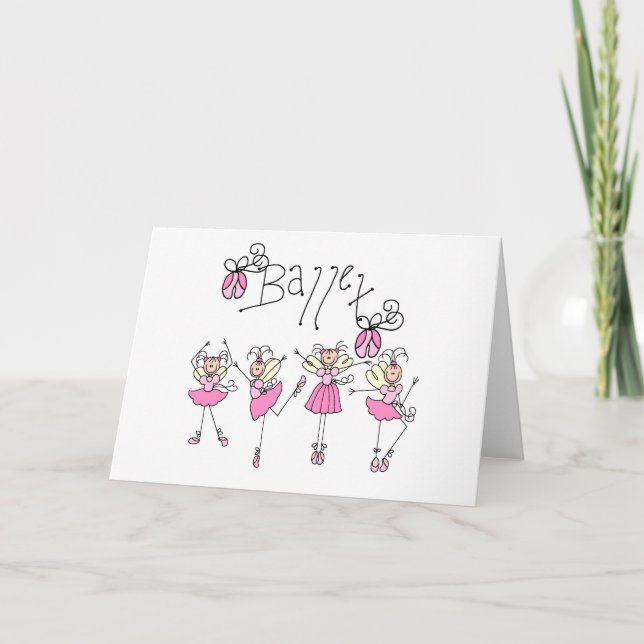 Fairy Angel Ballet Card (Front)