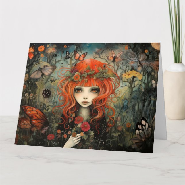 Fairy Art Greetings Card (Front)