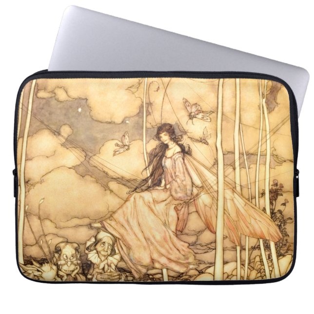 Fairy Arthur Rackham Laptop Sleeve (Front)