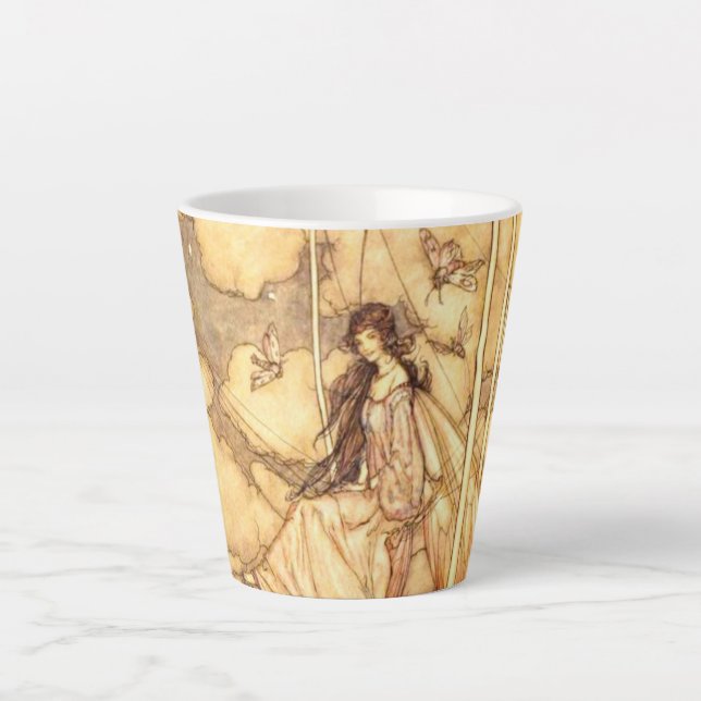 Fairy Arthur Rackham Latte Mug (Front)