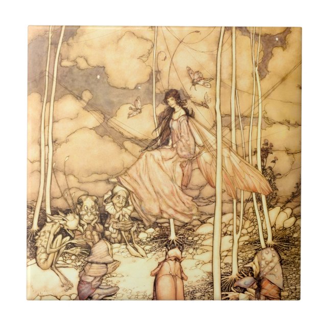 Fairy Arthur Rackham Tile (Front)