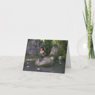 Fairy at the Enchanted Pond Card