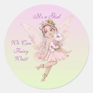 Fairy Baby Shower Envelope Seal