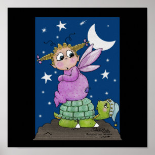 Fairy Baby wakes up Mr. Turtle Poster