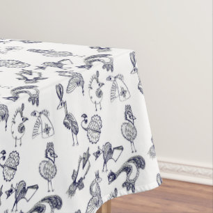 Fairy birds tablecloth