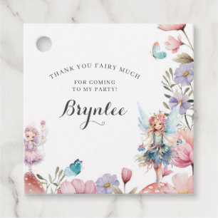 Fairy Birthday, Garden Party, Enchanted, Whimsical Favour Tags