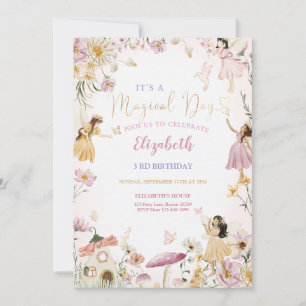 Fairy Birthday Invitation 