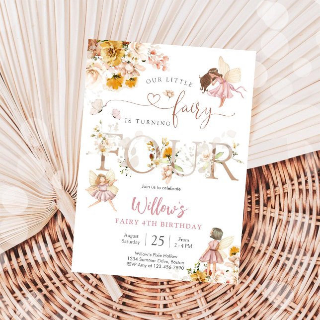 Fairy Birthday Invitation Girl (Creator Uploaded)