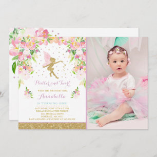 Fairy Birthday Invitation Whimsical Magical Party