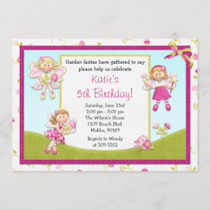 Fairy Birthday Party Invitation